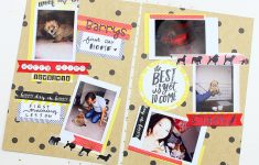 2 Vintage Polaroid Album Ideas to Apply Polaroid Scrapbook Fujifilm Instax Puppys First Day Home