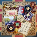 3 Elements You Will Always Find in the Scrapbook Ideas Travel Travel Layout Using Reminisce Travelogue The Crafty Scrapper