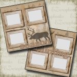 3 Important Things You Must Add in Your Hunting Scrapbook Pages Hunting Season 2 Premade Scrapbook Pages Ez Layout 652 Etsy