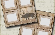 3 Important Things You Must Add in Your Hunting Scrapbook Pages Hunting Season 2 Premade Scrapbook Pages Ez Layout 652 Etsy