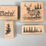 3 Important Things You Must Add in Your Hunting Scrapbook Pages Noble Deer Rubber Stamp Set Hunting Camping And 50 Similar Items