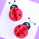 3d Craft Paper 3d Paper Ladybug Craft For Kids 3d craft paper|getfuncraft.com