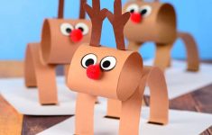 3d Crafts With Paper 3d Construction Paper Reindeer Craft 3d crafts with paper|getfuncraft.com