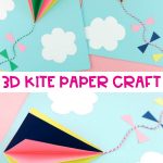 3d Crafts With Paper 3d Kite Paper Craft Pin 3d crafts with paper|getfuncraft.com