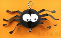 3d Crafts With Paper Cute Paper Spider Diy 3d crafts with paper|getfuncraft.com