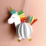 3d Crafts With Paper Paper Unicorn Crafts 3d crafts with paper|getfuncraft.com