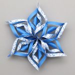3d Snowflakes Paper Craft 3dpapersnowflake Blue3 3d snowflakes paper craft|getfuncraft.com