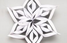 3d Snowflakes Paper Craft 3dpapersnowflake Template Step7 3d snowflakes paper craft|getfuncraft.com