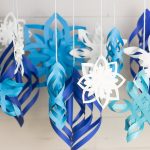 3d Snowflakes Paper Craft Blue And White Snowflakes 2 1024x1024 3d snowflakes paper craft|getfuncraft.com