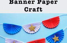 4th Of July Paper Crafts 4th Of July Banner Craft Sq 4th of july paper crafts|getfuncraft.com