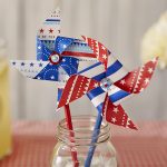 4th Of July Paper Crafts 4th Of July Crafts 0005 Patriotic Pinwheels 4th of july paper crafts|getfuncraft.com