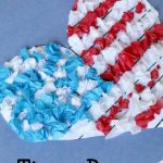 4th Of July Paper Crafts American Flag Craft Tissue Paper 4th of july paper crafts|getfuncraft.com