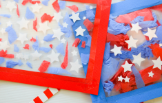 4th Of July Paper Crafts Patriotic Suncatcher Kids Craft For Fourth Of July Memorial Day A Little Pinch Of Perfect 3 4th of july paper crafts|getfuncraft.com