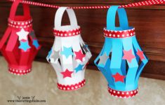 4th Of July Paper Crafts Small Paper Lanterns 9 4th of july paper crafts|getfuncraft.com