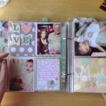 A Baby Book Scrapbook for a Photo Album Bas First Year A Simple Ba Book Youtube