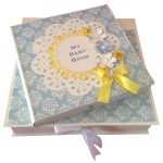 A Baby Book Scrapbook for a Photo Album Buy Ba Scrapbook Blue And Yellow Crack Of Dawn Crafts