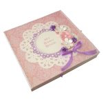 A Baby Book Scrapbook for a Photo Album Crack Of Dawn Crafts Handmade Ba Scrapbook Record Book Pink