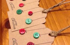 Adorable handmade tags ideas Gift Wrapping Ideas Christmas Gift Tags Button Baubles