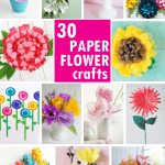 Adult Paper Crafts Paper Flowers Roundup Image Hero adult paper crafts|getfuncraft.com
