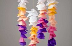 Adult Paper Crafts Tissue Paper Wind Chime adult paper crafts|getfuncraft.com