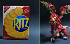 Amazing And Perfect Paper Crafts Japanese Student Makes Amazing Paper Craft Out Of Snack
