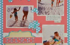 Amazing Scrapbooking Pages Baby Ideas Scrapbook Layout Ba Girls First Beach Trip Vintage