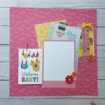 Amazing Scrapbooking Pages Baby Ideas Welcome Ba Premade Scrapbook Pages For Your Ba Girl Scrapbook Layout New Born Scrapbooking Layout