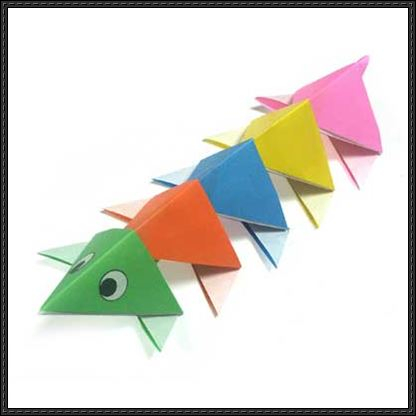 Art And Crafts With Paper Centipede Paper Art For Kids