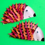 Arts And Crafts With Construction Paper Hedgehogs 1 arts and crafts with construction paper|getfuncraft.com