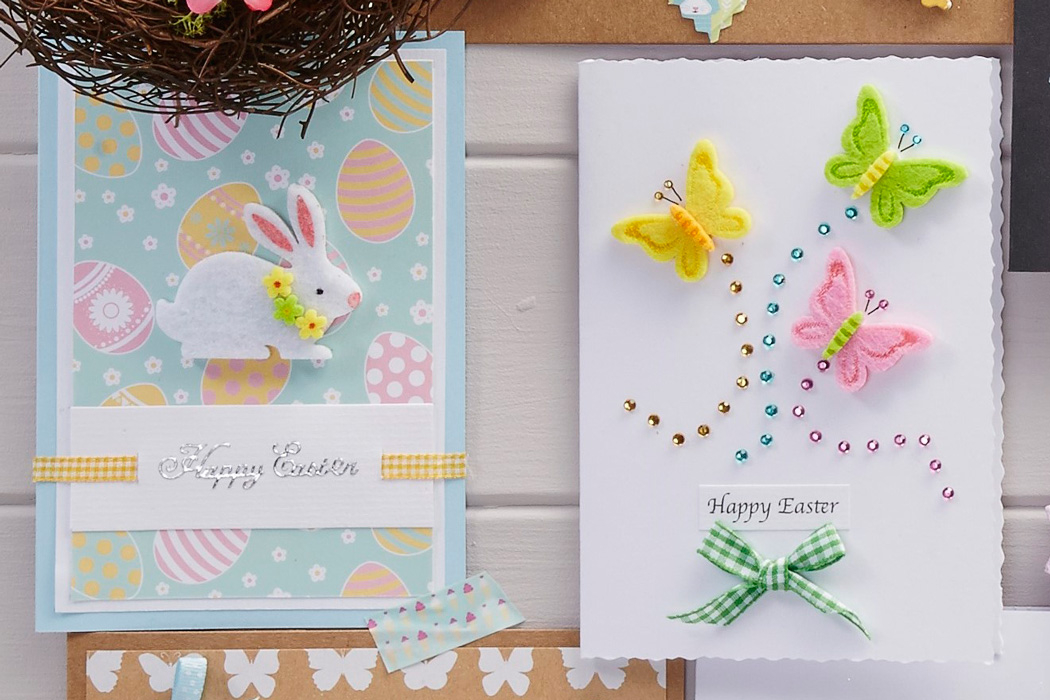 Awesome Papercraft Cards Ideas To Send 4 Easy Easter Cards To Make Hobcraft Blog