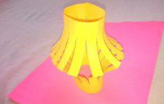 Awesome Papercraft Lamp Design For Home Decor 60 Craft Lamp Shades Diy Thermocol Lamp Shade Yellow