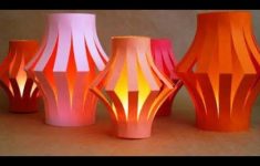 Awesome Papercraft Lamp Design For Home Decor Diwali Home Decoration Handmade Paper Craft Light Lamp Easy Process Santanu Das