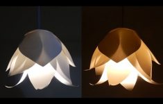 Awesome Papercraft Lamp Design For Home Decor Diy Flower Lamp Learn How To Make A Paper Flower Lampshade For A Pendant Light Ezycraft