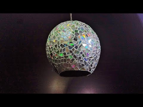 Awesome Papercraft Lamp Design For Home Decor How To Make A Lamp With Paper Diy Lamp Cd Craft Paper Craft