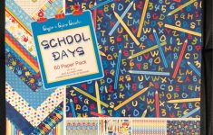 Back to school Scrapbook Ideas to Make Sugar Spice Studio Scrapbooking School Days 55 Paper Pack Design