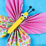 Butterfly Craft Paper Cute Accordian Folded Paper Butterfly Crafts butterfly craft paper|getfuncraft.com