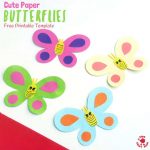 Butterfly Craft Paper Cute Paper Butterfly Craft Square butterfly craft paper|getfuncraft.com