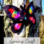 Butterfly Tissue Paper Craft Spring Craft For Kids butterfly tissue paper craft |getfuncraft.com