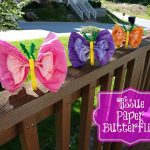Butterfly Tissue Paper Craft Tissue Paper Butterflies butterfly tissue paper craft |getfuncraft.com