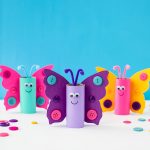 Butterfly Tissue Paper Craft Toilet Paper Roll Butterfly Craft butterfly tissue paper craft |getfuncraft.com