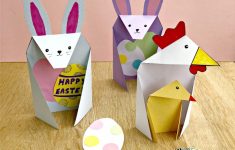 Card Paper Craft Easter Cards Bunny 1 card paper craft|getfuncraft.com