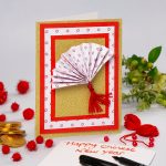 Card Paper Craft K404 Cny Fan Card Main card paper craft|getfuncraft.com