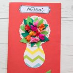 Card Paper Craft Mothers Day Flower Card 1 card paper craft|getfuncraft.com