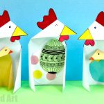 Card Paper Craft Triangle Chick Cards card paper craft|getfuncraft.com