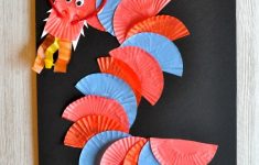 Chinese Paper Dragon Craft Chinese New Year Dragon Craft chinese paper dragon craft|getfuncraft.com