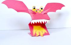 Chinese Paper Dragon Craft Paper Dragon Puppets chinese paper dragon craft|getfuncraft.com