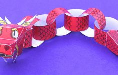 Chinese Paper Dragon Craft T T 16425 Chinese Dragon Paper Chain Craft chinese paper dragon craft|getfuncraft.com
