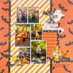 Choose Best Fall Scrapbook Layouts Ideas Disney Halloween Scrapbook Layout Scrapbook With Lynda