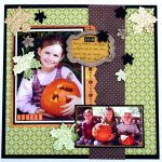Choose Best Fall Scrapbook Layouts Ideas Pumpkin Carving Layout Scrapbook Cards Today Magazine