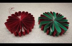 Christmas Crafts Projects With Construction Paper How To Craft A Simple Folded Paper Flower Ornament For